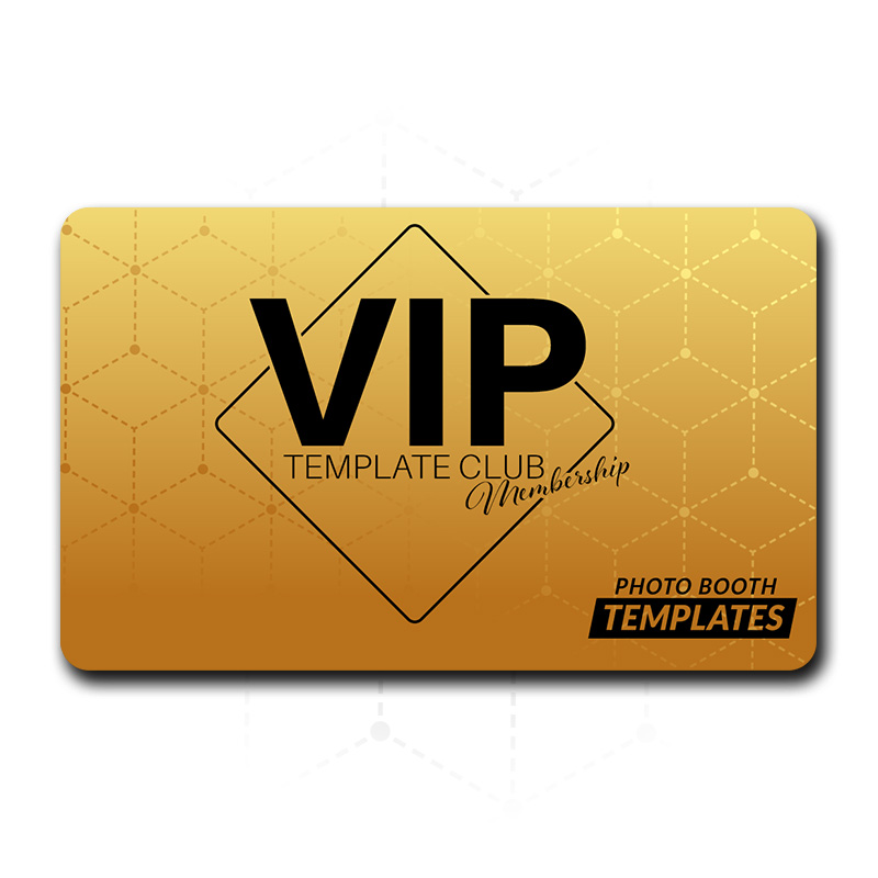 Vip Members Template Template Club VIP Memberships, Photo Booth Templates