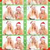 Holiday Gift in Green Photo Strips