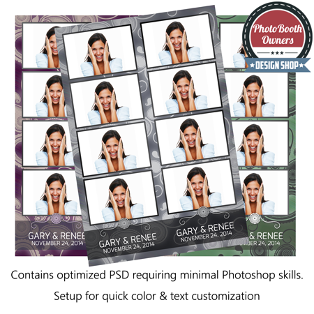 Electric Paisley Photo Strips