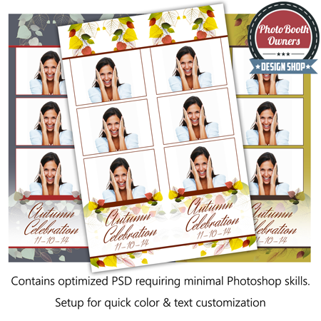 Autumn Celebration Photo Strips