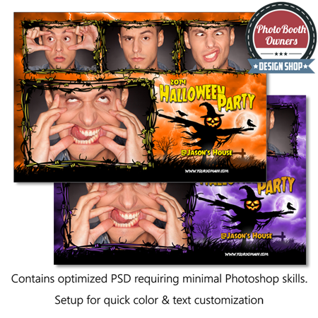 Scarecrow Halloween Postcard