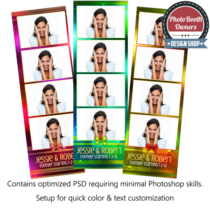Watercolor Lights Photo Strips