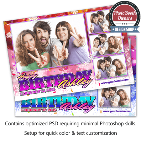 Frosty Birthday Celebration Postcard