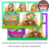 Easter Basket Celebration Postcard