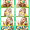 Easter Basket Celebration 3-up Strips