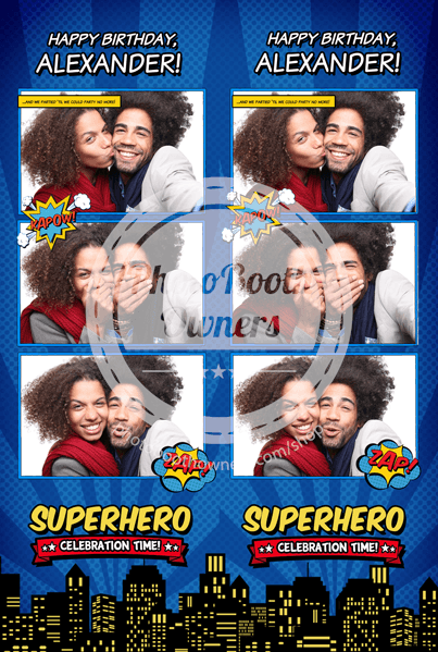 Comic Book Superheroes! 3-up Strips 2 Comic Book Superheroes! 3-up Strips