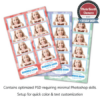 Floating Bubbles Photo Strips