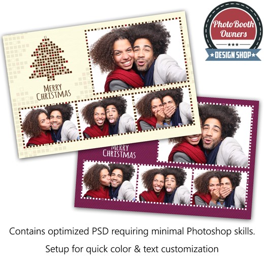 Pixel Christmas Postcard 1 Pixel Christmas Postcard