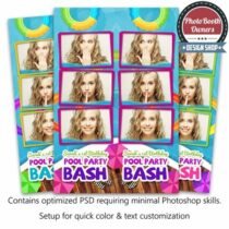 Pool Party Bash! 3-up Strips 1 Pool Party Bash! 3-up Strips