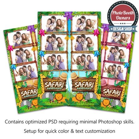 Safari Adventure 3-up Strips