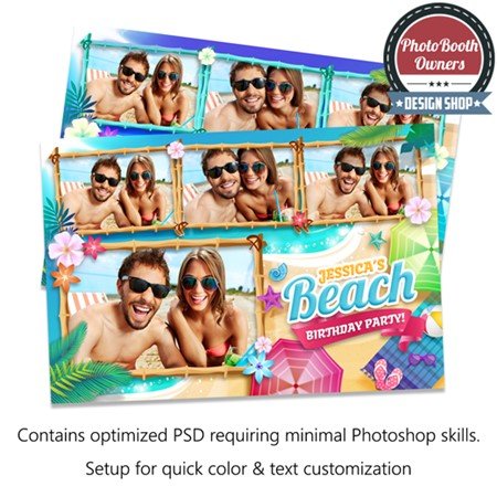 Ultimate Beach Party   Postcard