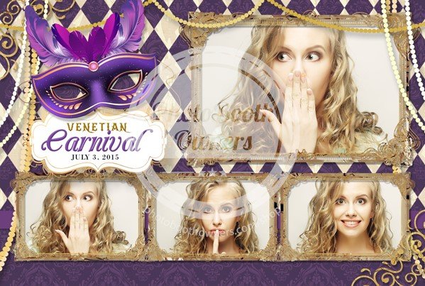 Masquerade Carnival  Postcard