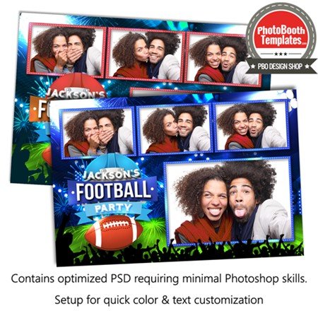 Football Touchdown! Postcard