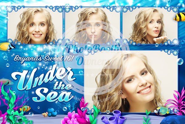 Under the Sea Celebration Postcard
