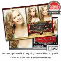 Glimmering Elegance Postcard (iPad)