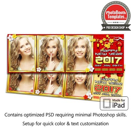 Oriental Celebration Postcard (iPad)