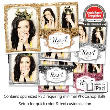 Glitz and Glam Postcard (iPad)