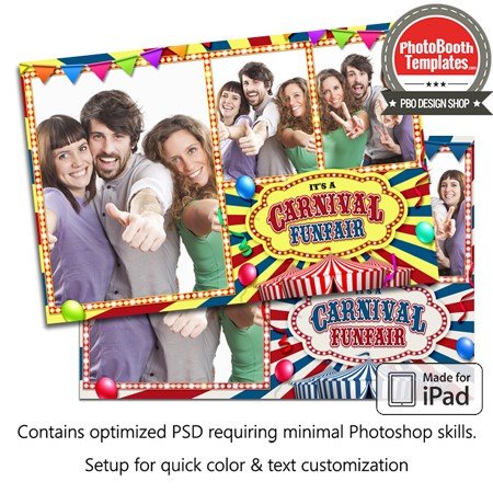 Carnival Celebration Postcard (iPad)