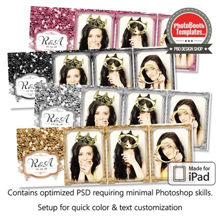 Glitz and Glam Postcard (iPad)