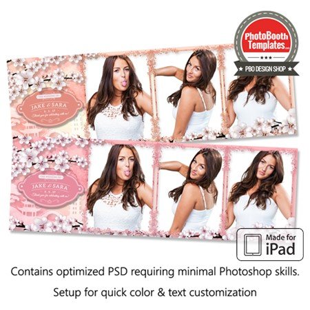 Cherry Blossom Celebration Postcard (iPad)