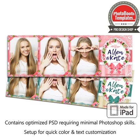 Lighthearted Floral Postcard (iPad) 1 Lighthearted Floral Postcard (iPad)