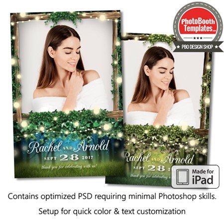 Enchanted Forest Lights Portrait (iPad)