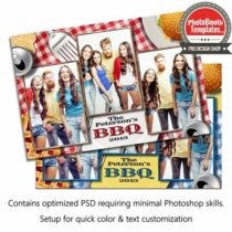 Barbeque Picnic Celebration Postcard