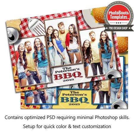 Barbeque Picnic Celebration Postcard