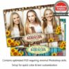 Country Sunflowers Postcard