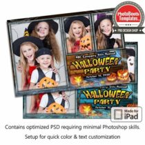 Pumpkin Party Postcard (iPad)