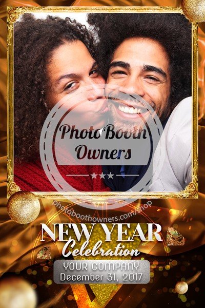 Classy New Year Party Portrait (iPad)