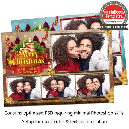 Warm Christmas Celebaration Postcard