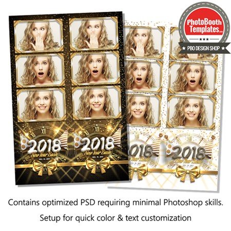 New Year Radiance 3-up Strips