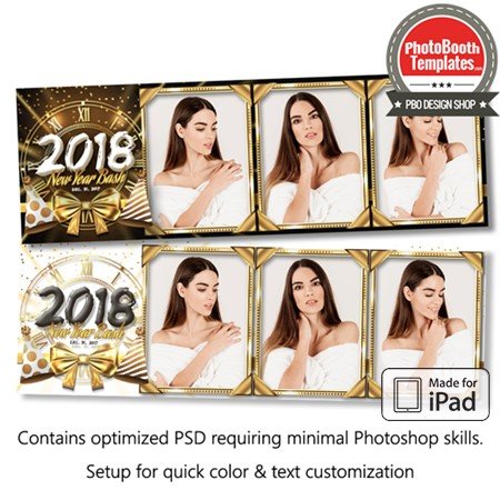 New Year Radiance Postcard (iPad)