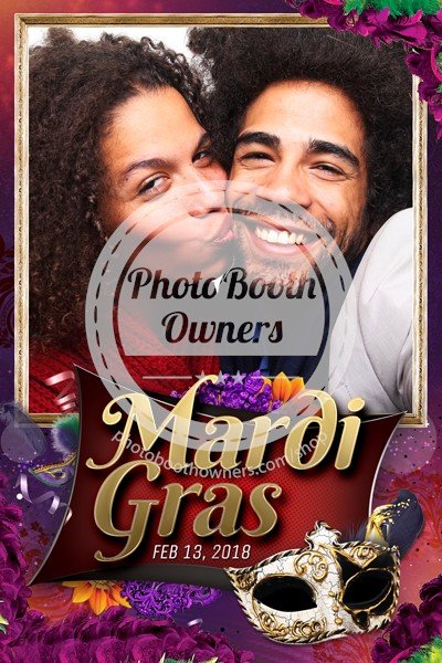 Fantastic Mardi Gras Portrait (iPad)