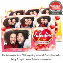 Passion of the Valentine Bash Postcard