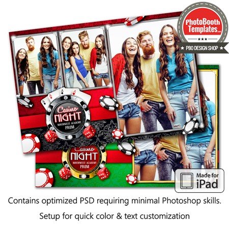 Casino Celebration Postcard (iPad)