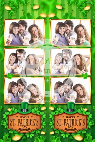 Irish Celebration 3-up Strips