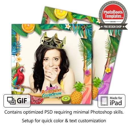 Tropical Getaway Square (iPad)