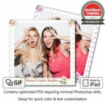 Chevron Daze Wedding Square (iPad)
