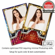 Hollywood Red Carpet Glam Portrait (iPad)