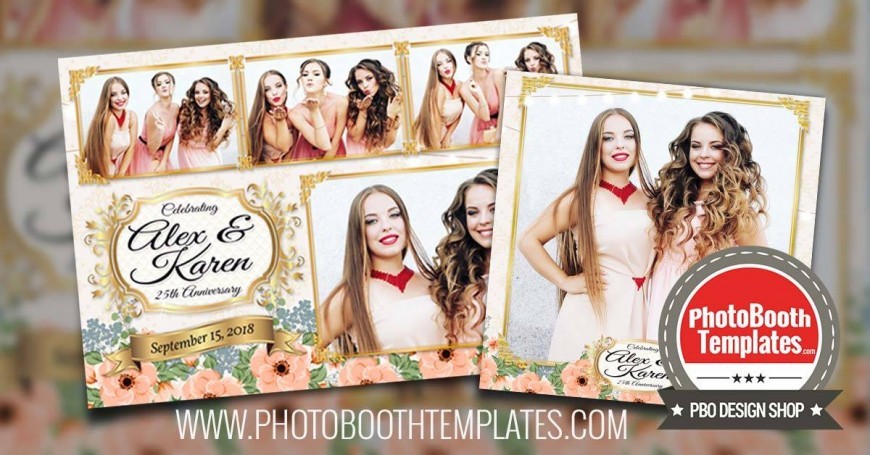 20180411 gorgeous floral wedding photo booth templates