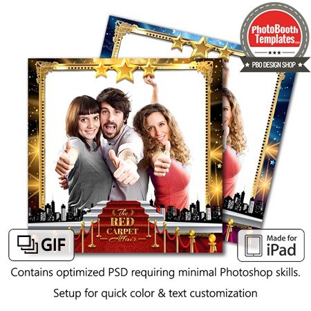 Hollywood Red Carpet Glam Square (iPad)