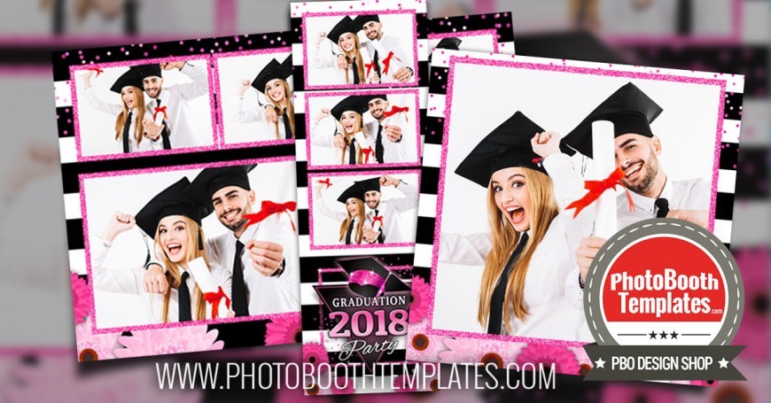 20180509 girl graduation photo booth templates
