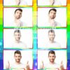 Radiant Rainbow 4-up Strips