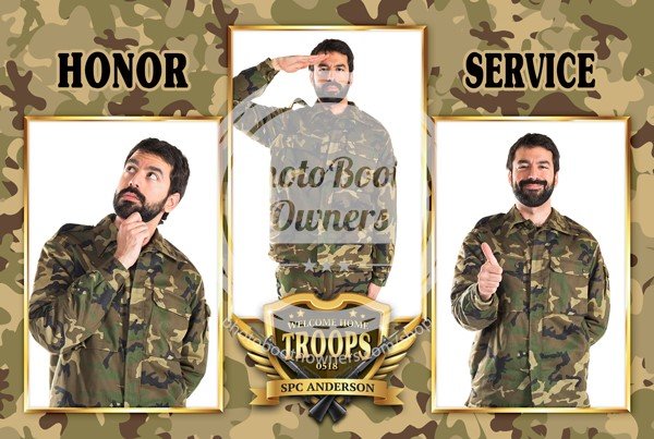 Military Honor Postcard