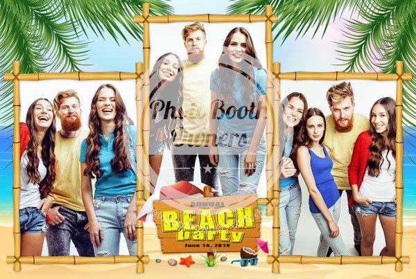 Beach Bash Postcard