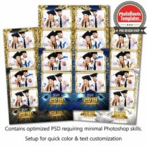 Graduation Glam 4-up Strips