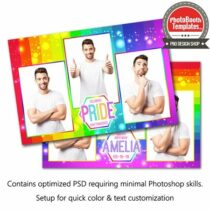 Radiant Rainbow Postcard