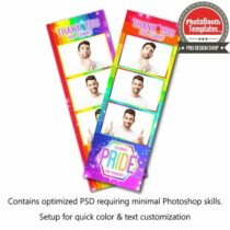 Radiant Rainbow 3-up Strips